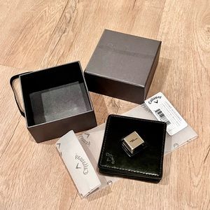 CALLAWAY Full Gain Leather Coaster Set 4 PCs 3.5” & Bottle‎ Opener NIB Gift Idea